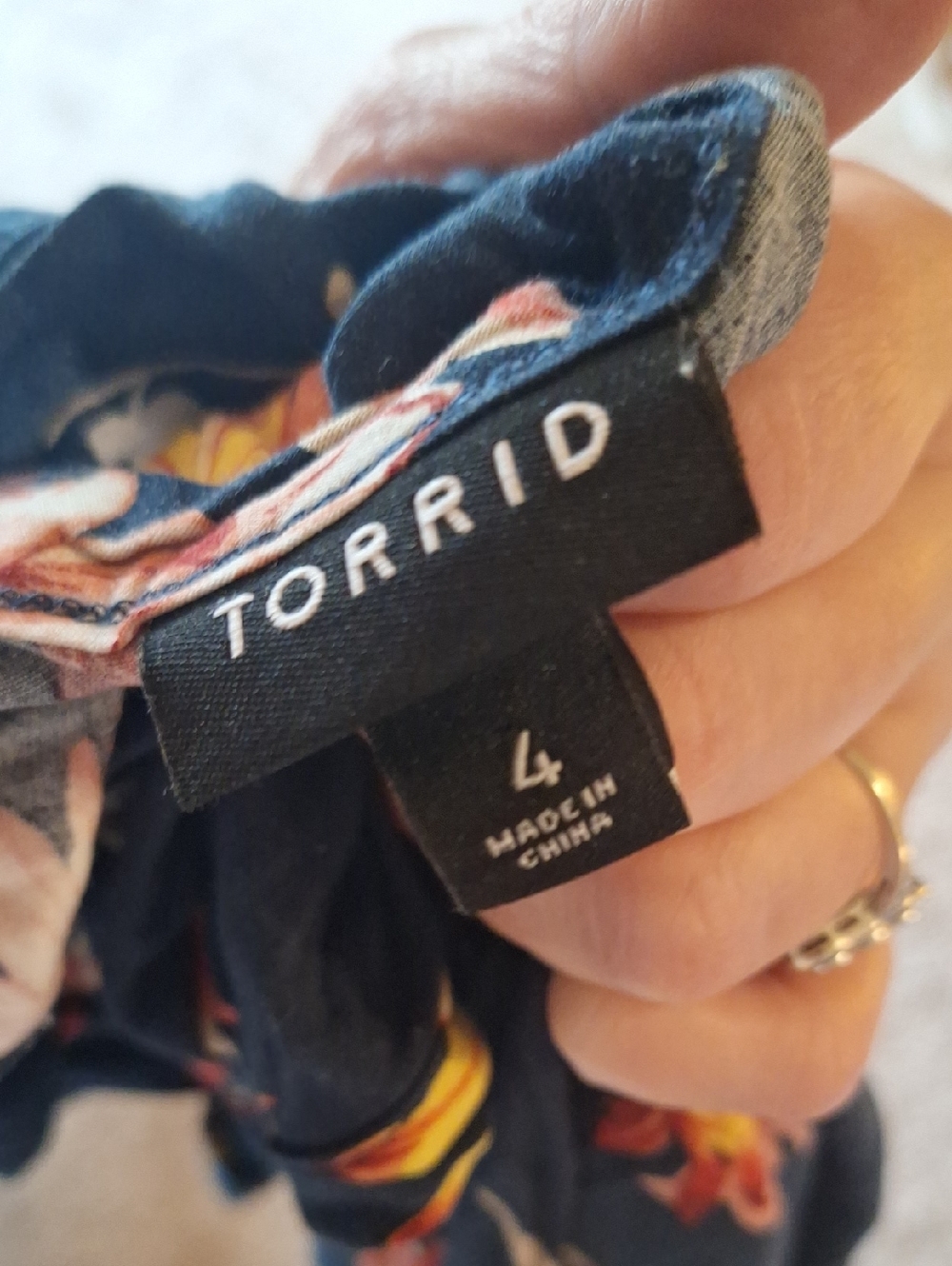 Torrid Trapeze Tank Maxi Dress Blue Floral Plus Size 4X - Picture 2 of 14